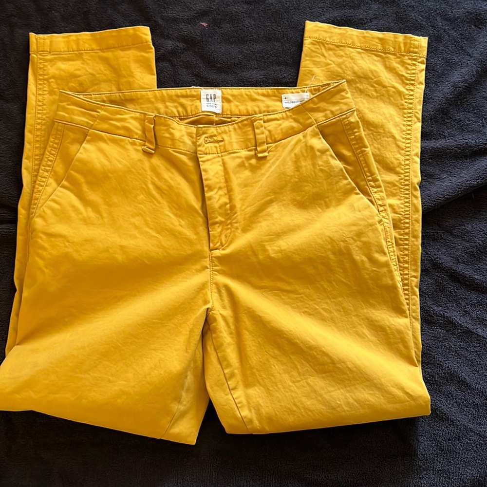 Girlfriend khaki pants